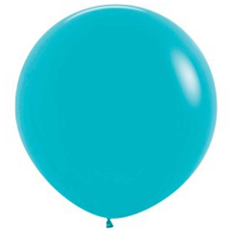 Caribbean Blue Giant 90cm Round Balloon